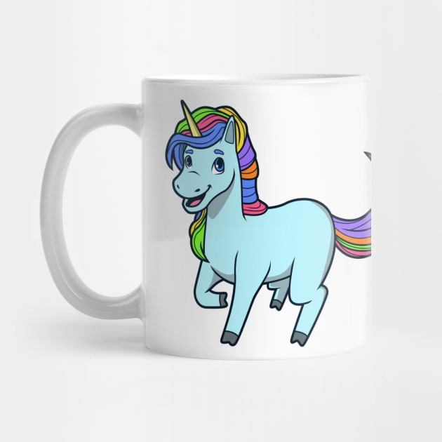 Kawaii unicorn by Modern Medieval Design